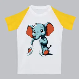 BAESD Kids Printed Applique T-shirt-image-59