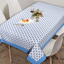 Myntra Elegant Homes White Ethnic Motifs Cotton 8-Seater Table Cover-picture-34