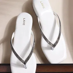 Lavie Women Solid Slip-On Regular Open Toe Flats-13