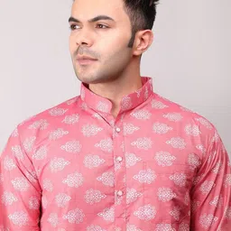 Voniry Men Ethnic Motifs Printed Regular Kurta with Pyjamas image 2
