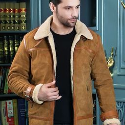 Devoted Men Suede Leather Jacket-image-94