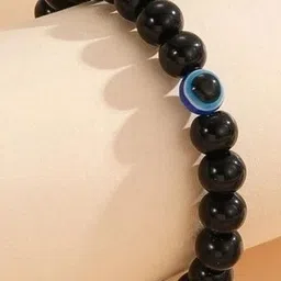 Divine souvenirs Set Of 2 Unisex Artificial Beaded Elasticated Bracelets image 2