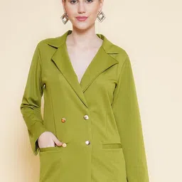BAESD Front Buttoned Double Breasted Blazers-picture-36