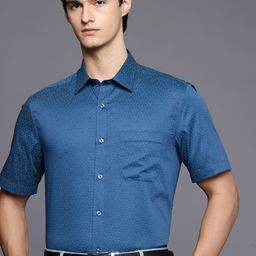 Louis Philippe Classic Printed Pure Cotton Formal Shirt-picture-44