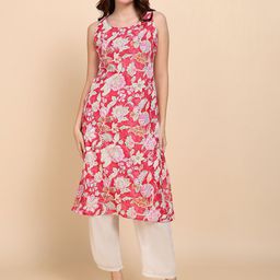 Label Ceres Women Floral Printed Kurta-image-11