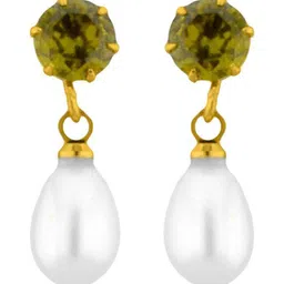 Sri Jagdamba Pearls Dealer Contemporary Drop Earrings-image-9
