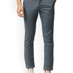 Basics Men Printed Comfort Trousers-image-9