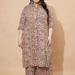 Vbuyz Women Floral Printed Regular Kurta with Palazzos-49
