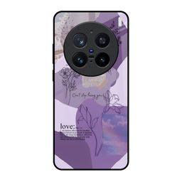 QRIOH Unisex Floral Printed Vivo X200 Pro 5G Glass Back Case-image-41