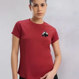 SZN Women Printed Applique T-shirt-picture-26