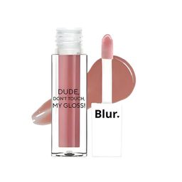 BLUR INDIA Set Of 2 Dude Dont Touch Lip Gloss - 2.5 ml Each - Bubblegum Pink & Soft Brown image 4