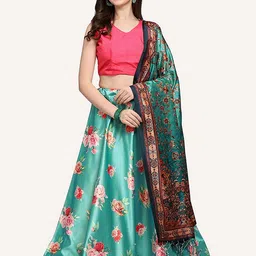 Kaizen TEXO FAB Semi-Stitched Lehenga & Unstitched Blouse With Dupatta-picture-36