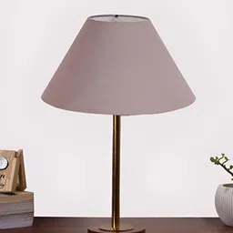 Aura Grey Metal Traditional Abstract Shaped Table Lamp-image-75