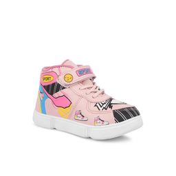 PU-PINE Pink Non-Marking Leather Walking Sports Shoes-image-72
