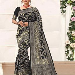 Trendmalls Woven Design Banarasi Saree-image-53