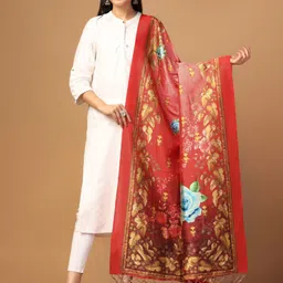Kaizen TEXO FAB Ethnic Motifs Printed Dupatta image 1