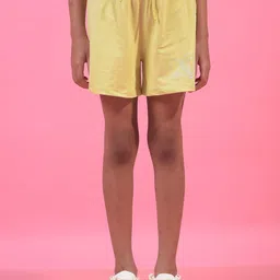 Crimsoune Club Girls Solid Regular Shorts-22
