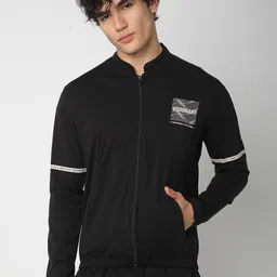 R&B Men without Longline Sporty Jacket with Embroidered-picture-14