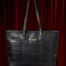 LEGAL BRIBE Women Textured Structured Tote Bag-picture-34