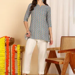 Moda Rapido Geometric Printed Kurti-image-62