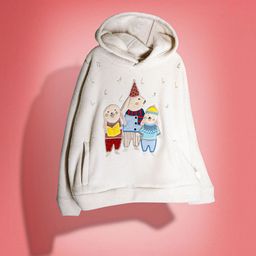 Cherry Crumble Unisex Kids Printed Hooded Sweatshirt-picture-19