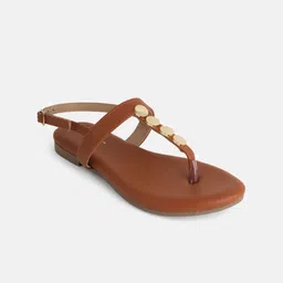 DressBerry Women T-Strap Flats with Buckles-39