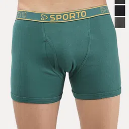 Sporto by Macho Men Pack Of 4 Short Trunk Sprto_M1030-A1-CH1-N1-Prt1-S-picture-45