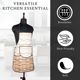 Aura Pack Of 3 Printed Waterproof Aprons With Front Pocket image 5
