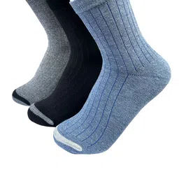 Alexvyan Men Pack Of 3 Patterned Calf-Length Socks-14