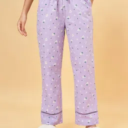 Dreamz by Pantaloons Women Printed Mid Rise Pure Cotton Lounge Pant-image-38