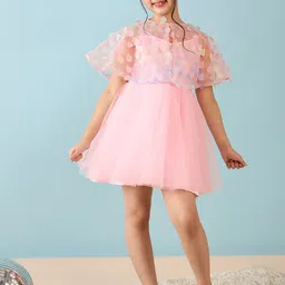Stylo Bug Flared Sleeve Fit & Flare Dress-image-99