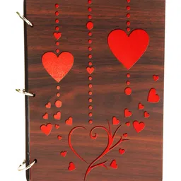 SEHAZ ARTWORKS Brown Wooden Scrap Book PhotoAlbums-image-39