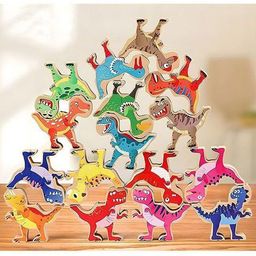 PIPALIYA Boys Set of 16 Diy Dinosaur Stacking Blocks Fun Toys-38