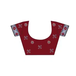 DIVASTRI Ethnic Motifs Block Print Saree image 3