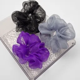 Dvabeautyshop Women Set of 3 Ponytail Holders-picture-0