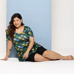 Muhuratam Women Green Nylon Swimwear-picture-46