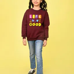 NUSYL Girls Printed Sweatshirt-picture-24