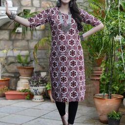 Ethnic basket Women Multicoloured Kurtas-picture-3