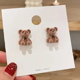 COLOUR OUR DREAMS Korean Teaddy Bear Shaped Studs-92