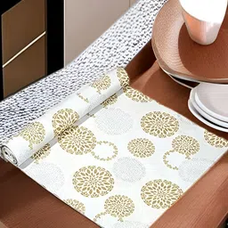 Aura White Set of 1 Water Resistant Shelf Liner Organisers-image-59
