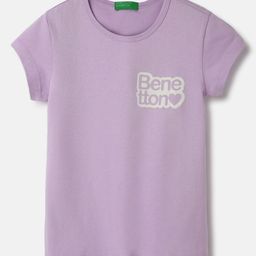 United Colors of Benetton Girls Pure Cotton T-shirt-image-30