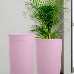 RUBOXA Marble Emerald 3-Pcs Pink UV-ProtectedPlanters-19