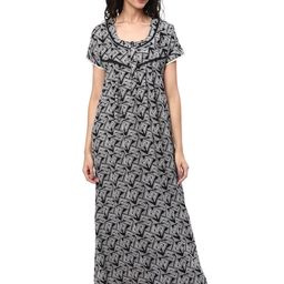 KOVIRA Geometric Printed Maxi Nightdress-image-71