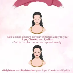 Baked Beauty Beetroot Lip & Cheek Tint Lipstick With Vitamin E- 8g - Layered In Love image 5