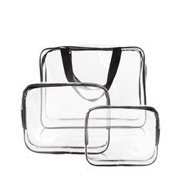 prettykrafts Black & Transparent 3 Pieces Reusable Multi-Utility Organisers-7