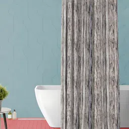 ArtzFolio Black & White Abstract Printed Waterproof Shower Curtain-15