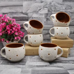 laghima jadon Multicoloured Geometric Printed Ceramic Glossy Cups Set of Cups and Mugs-38