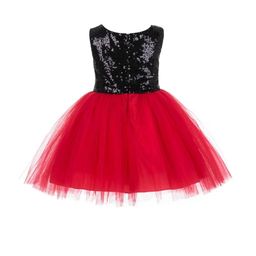Shahina Fashion Girl's Knee Length Sequinned Dress-image-46