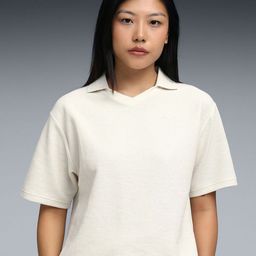 Puma Women Class Relaxed-Fit Polo Collar T-Shirt-image-27