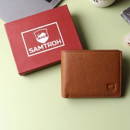 SAMTROH Men Textured Leather Two Fold Wallet-15